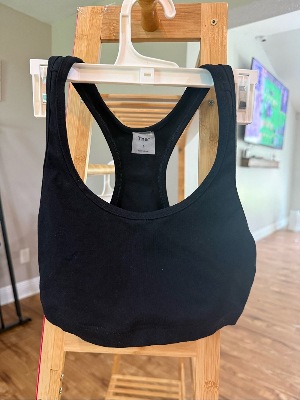 TNA Black Racerback Sports Bra